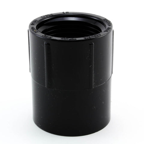 Black Schedule 40, Adapter, Slip x FPT - Savko Plastic Pipe & Fittings