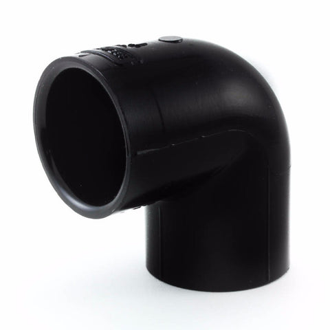 Black Schedule 40, 90 Degree Elbow, Slip x Slip - Savko Plastic Pipe & Fittings