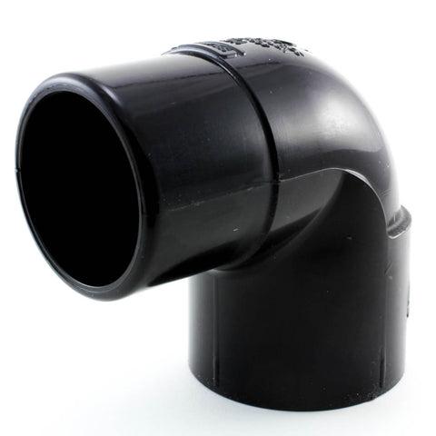 Black Schedule 40, 90 Degree Street Elbow, Slip x Spigot - Savko Plastic Pipe & Fittings