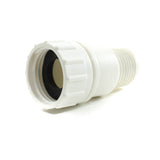 PVC Garden Hose Adapter, 3/4" FHT x 1/2" MPT - Savko Plastic Pipe & Fittings - 2