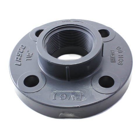 PVC Schedule 80, Flange Threaded