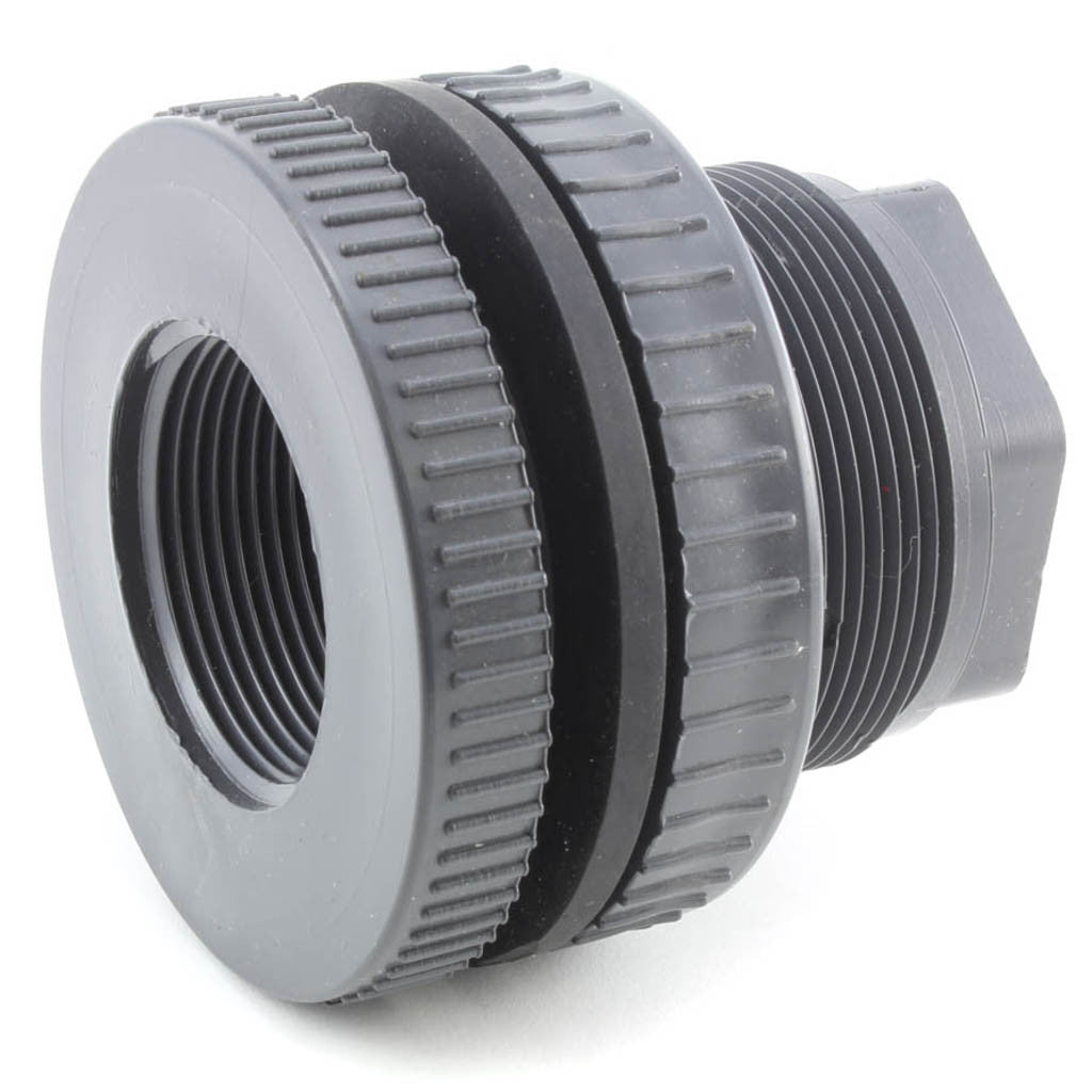 Pvc Thread Detail PVC Bulkhead, Thread x Thread – Savko Plastic Pipe & Fittings