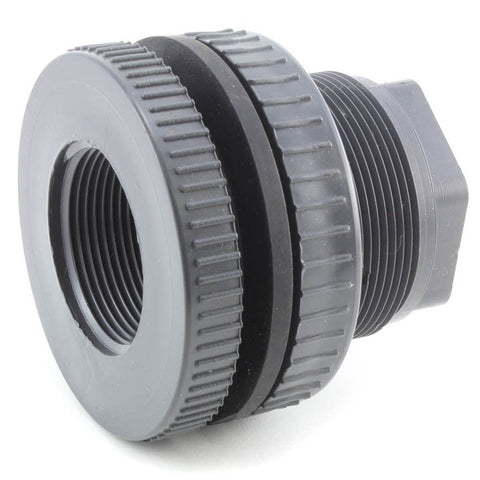 ABS Bulkhead, Thread x Thread – Savko Plastic Pipe & Fittings