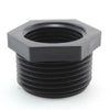 Black Reducing Bushing, MPT x FPT - Savko Plastic Pipe & Fittings